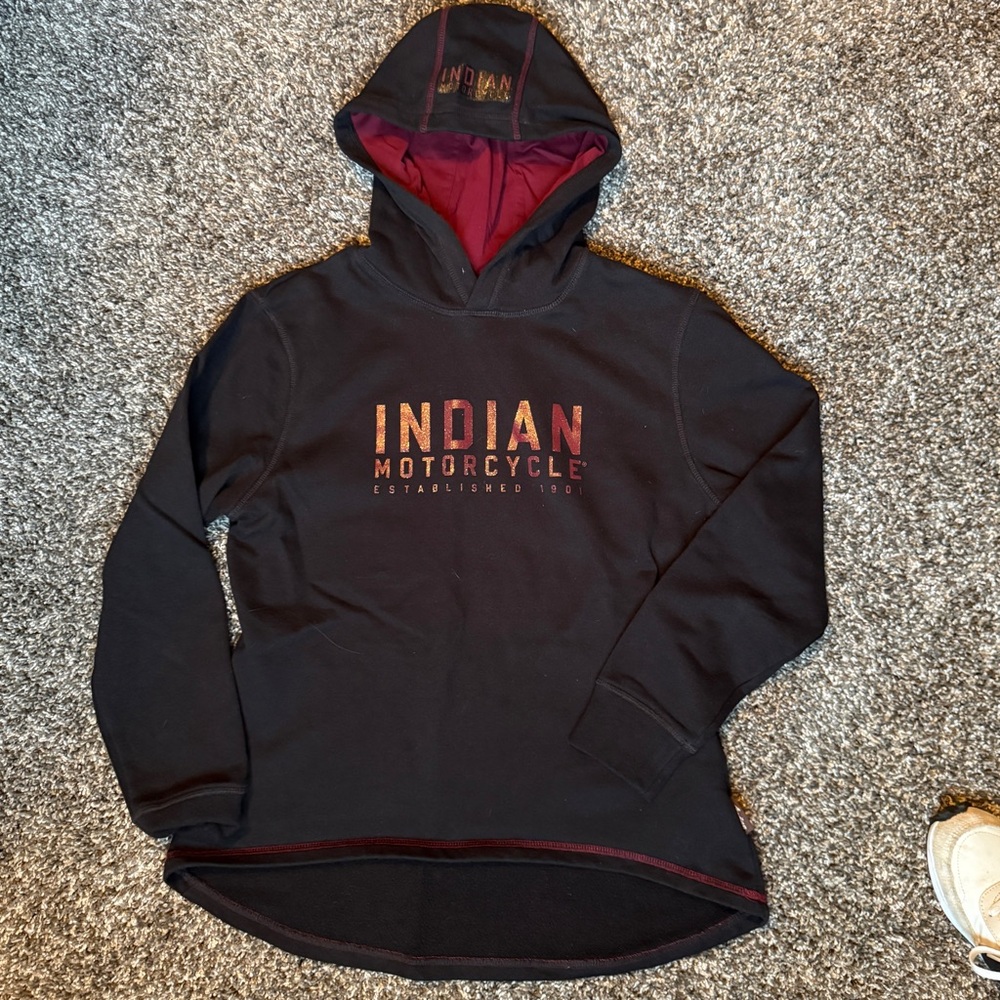 Ladies Indian Motorcycle Hooded Sweatshirt